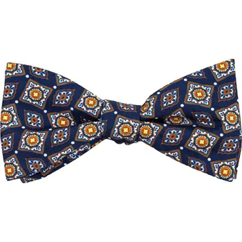 Motýlek Bubibubi Tmavomodrý hedvábný motýlek Asti