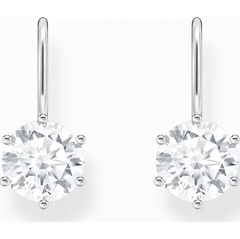 Náušnice Thomas Sabo H2287-051-14 Silver dangle earrings w. white cubic zirconia