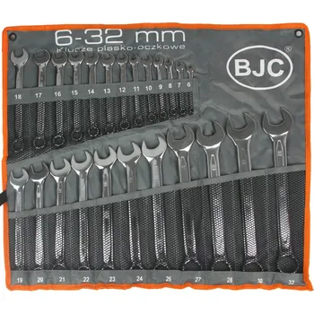 Klíč Sada očkoplochých klíčů 6-32 BJC, robustní provedení, 24 kusů