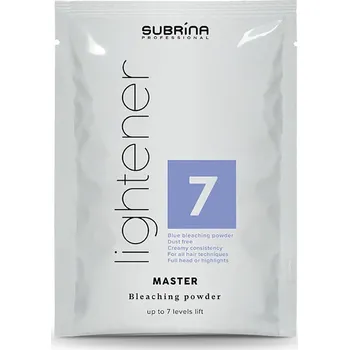 Odstraňovač barvy na vlasy Subrina Lightener Master Bleaching Powder - Modrý zesvětlující prášek 50 g (sáček)