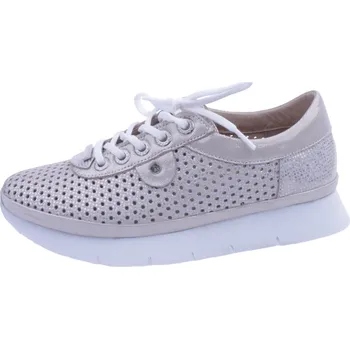 Dámské tenisky G.U.E.R.O Boty Guero PO1540 béžovo/zlaté dámské kožené tenisky Velikost: 41