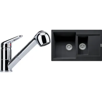 Granitový dřez Set RS Franke MRG 651-78 + Franke FC 9547 (bílá led + chrom)