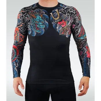 Rashguard Rashguard Ground Game BUSHIDO 3.0 - dlouhý rukáv Velikost: XS