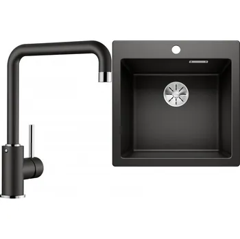 Granitový dřez Set RS Blanco Pleon 5+ Blanco Mili (bílá + bílá)