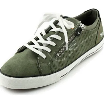 Pánské polobotky Obuv nadměrná MUSTANG MU4198 oliv (pánské nadměrné velikosti)