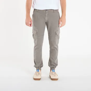 Pánské kalhoty Kalhoty Urban Classics Washed Cargo Twill Jogging Pants Grey W32