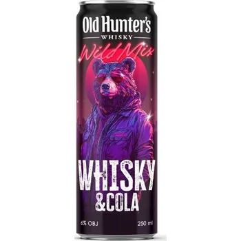 Whisky Old Hunter's Whisky & Cola 6% 0,25l