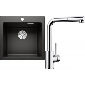 Granitový dřez Set RS Blanco Pleon 5 + Blanco Mila-S (bílá + chrom)