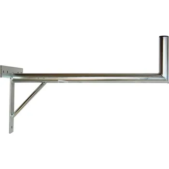 Anténní držák Anténní držák 70cm na zeď se vzpěrou, trubka 42/2mm, výška 16cm žár.