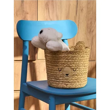 Úložný box Sinsay - Pletený úložný koš - béžová - 517BU-08X - 517BU-08X-ONE