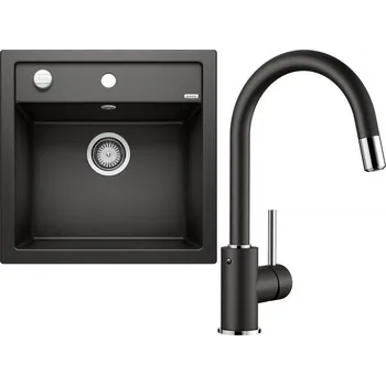 Granitový dřez Set RS Blanco Dalago 5 + Blanco Mida-S (bílá + bílá)