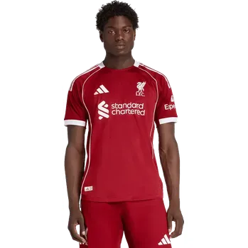 Pánský domácí zápasový fotbalový dres Adidas Liverpool FC 25/26 červený