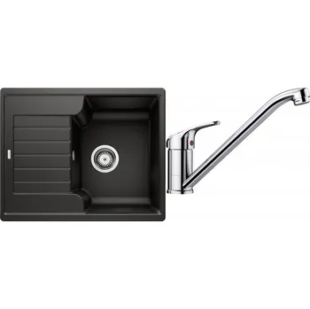 Granitový dřez Set RS Blanco Zia 40 S + Blanco Daras (bílá + chrom)