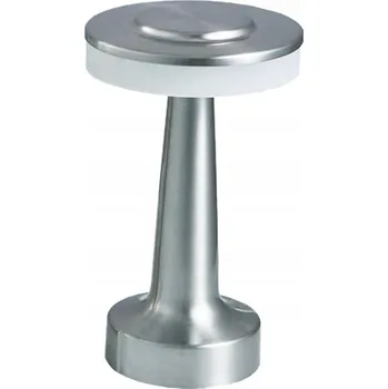 Lampička Stolní lampička GTV MONUM šedá, příkon do 3 W