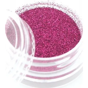 Duo třpytivý prach na zdobení nehtů Pink