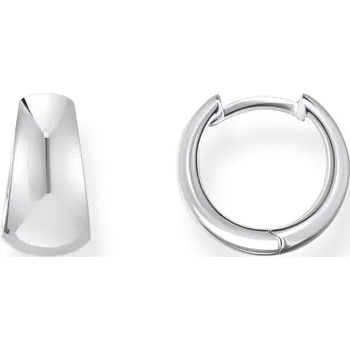 Náušnice Thomas Sabo CR740-001-21 Bold - Silver Trapeze Hoop Earrings 12 mm