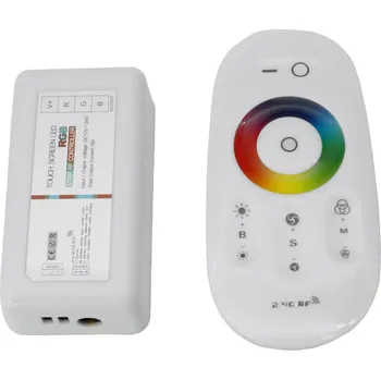 Příslušenství pro LED osvětlení RF 2,4G RGB ovladač pro LED pásky, bílý