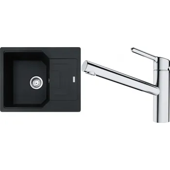 Granitový dřez Set RS Franke UBG 611-62 + Franke FC 3054 Orbit (kašmír + chrom)