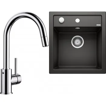 Granitový dřez Set RS Blanco Dalago 45 + Blanco Mida-S (bílá + chrom)