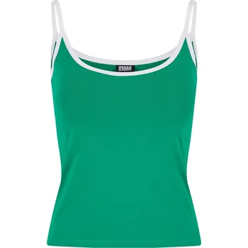 Dámské tílko URBAN CLASSICS TB7485A FROG GREEN/WHITE/WHITE/BLACK XXXL