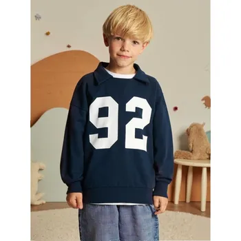 Chlapecká mikina Sinsay - Mikina s límečkem - indigo - 959FS-57X - 959FS-57X-110