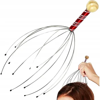 Masážní přístroj Ájurvédský masážní přístroj pro masáž pokožky hlavy a relaxaci