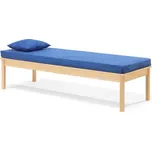 Lehátko, 1900x700x480 mm, buk, modrá