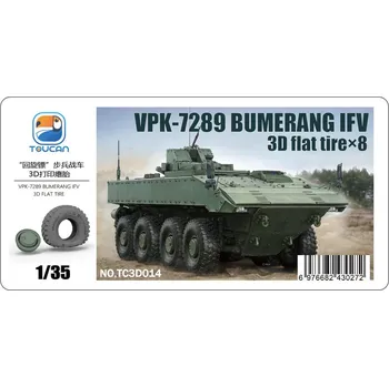 Plastikový model Toucan Model 1/35 VPK-7289 BUMERANG IFV 3D flat tire×4