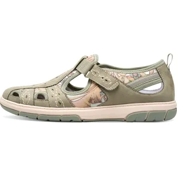 Dámské polobotky JANA SHOES NĚMECKO Boty Jana 671 sv. zelené dámské děrované polobotky Velikost: 37