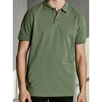 Pánská košile Sinsay - Polo - zelená - 555EY-70X - 555EY-70X-XL