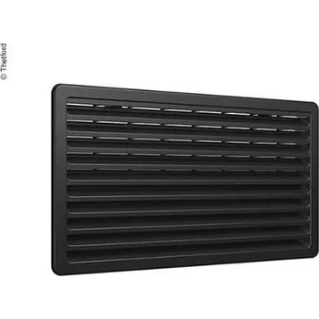 Příslušenství ke karavanu Větrací mřížka chladničky Thetf malá černá, 186x483mm