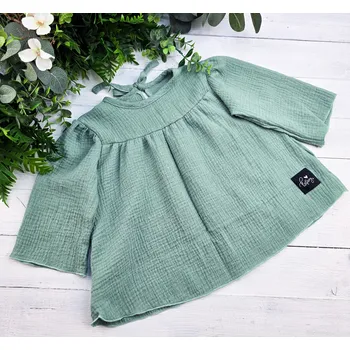 Dívčí mikina Kulišárny Mušelínová halenka MENTOL VELIKOST: 98-104