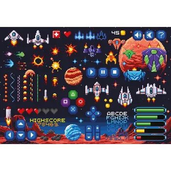 Puzzle Puzzle se samolepkami Interdruk 250 dílků