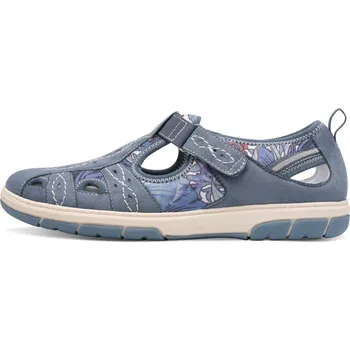 Dámské polobotky JANA SHOES NĚMECKO Boty Jana 671 modré dámské děrované polobotky Velikost: 42