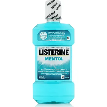Ústní voda Listerine Mouthwash Mentol 500 ml