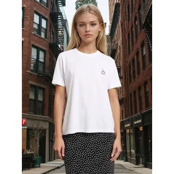 Dámské tričko Sinsay - Tričko s krátkým rukávem - bílá - 618FG-00X - 618FG-00X-L