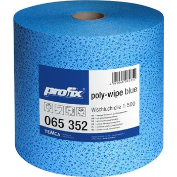 Utěrka PROFIX POLY WIPE Plus - Netkaná průmyslová utěrka modrá; 500 útržků