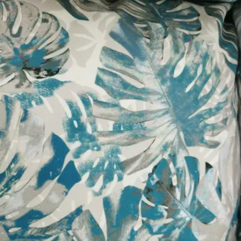 Pelíšek pro psa Pelíšek TUKA (Tyrkysové lístky), 90x70 hnědý, polštář: váleček