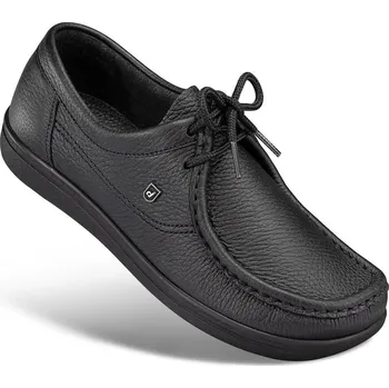 Dámská zdravotní obuv Dámská zdravotní obuv se šněrováním, hladká useň, černá: 48