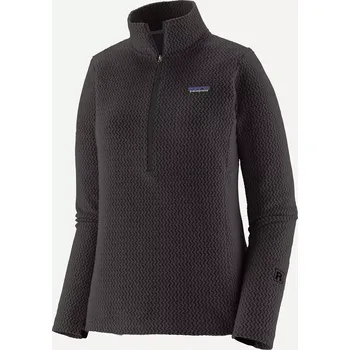 Dámská mikina Patagonia Dámská mikina R1® Air Fleece Zip-Neck, Black - vel. L