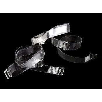 Ramínka silikonová šíře 10 mm; 15 mm s kovovým zapínáním