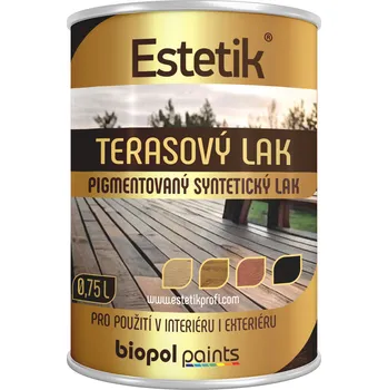 Lak na dřevo Bochemit Estetik terasový lak 750 ml