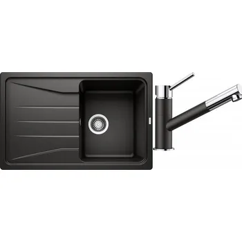 Granitový dřez Set 08-D Blanco Sona 45 S + Blanco Kano-S (bílá + bílá)