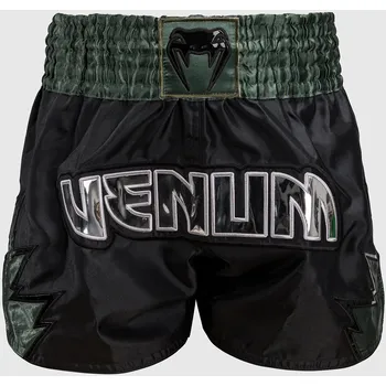 Oblečení pro bojové sporty Muay Thai šortky Venum Inferno - Deep Black/Khaki Velikost: M