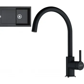 Granitový dřez Set G276 Franke MRG 611 + Franke FC 6018 Lina (šedý kámen + šedý kámen)