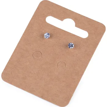 Náušnice Náušnice jablonecká bižuterie s broušeným kamínkem