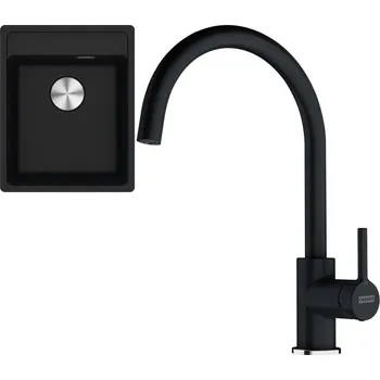 Granitový dřez Set G273 Franke MRG 610-37 RTL + Franke FC 6018 Lina (kašmír + kašmír)