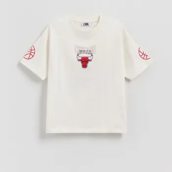Reserved - Triko Chicago Bulls NBA - krémová - 999FG-01X - 999FG-01X-152
