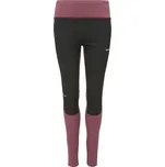 Dámské větruodolné legíny Klimatex NARNI NO-WIND XL Černá, Vínová, Stříbrná