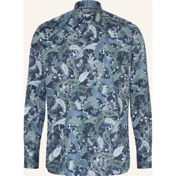 Pánská košile Eterna Pánská Košile Modern Fit, zelená / tmavě modrá /...